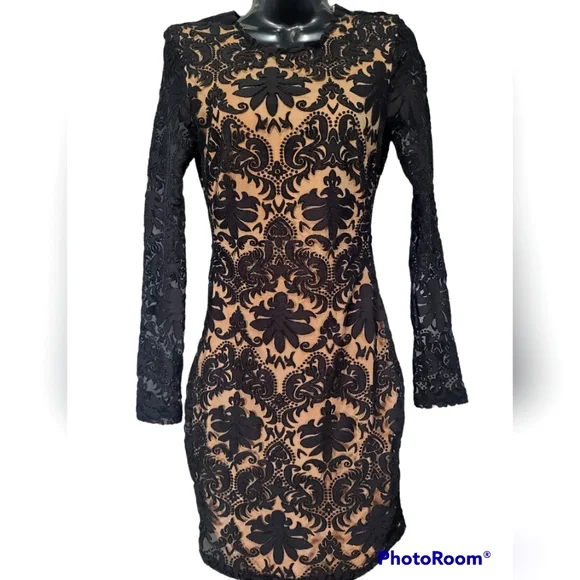 H&M | Dresses | Womens Hm Size 4 Dress Lace Nude Combo | Poshmark